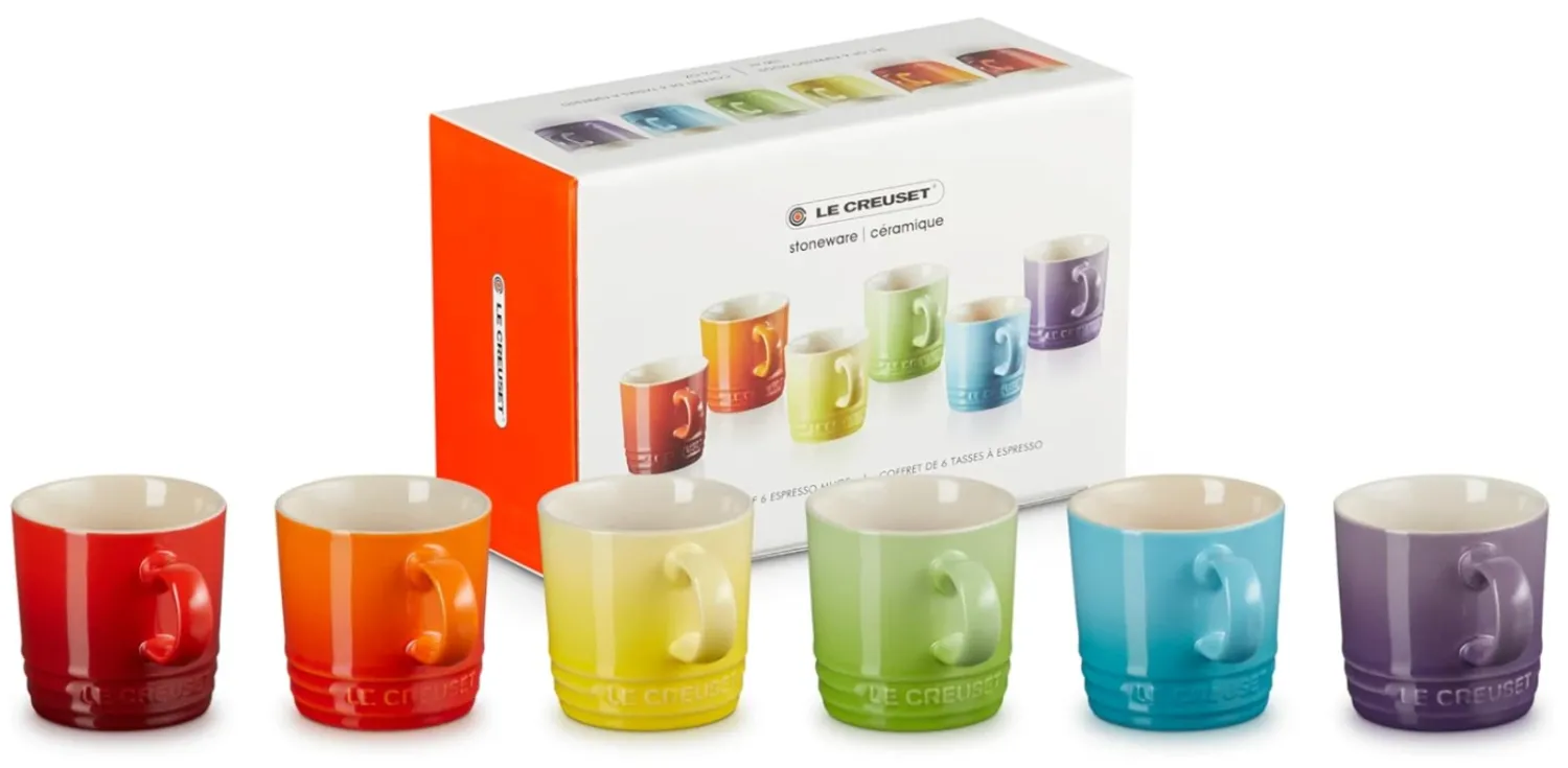 LE CREUSET 6PK MUGS