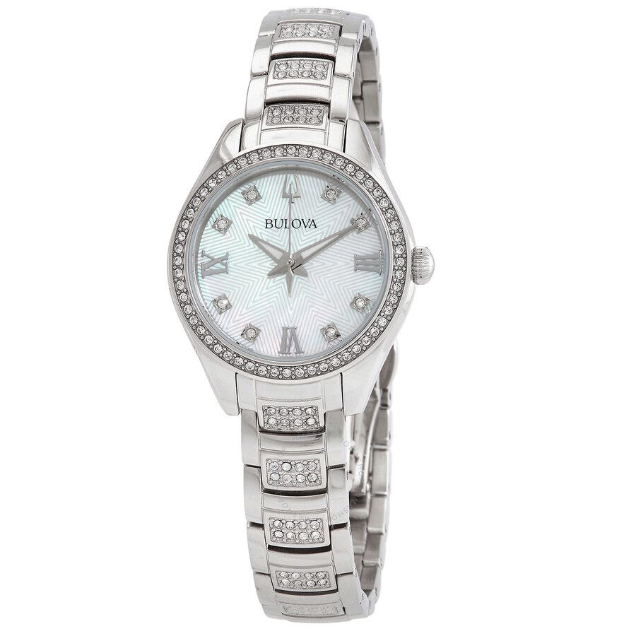 Bulova  Crystal Quartz Ladies Watch Case Back  Solid