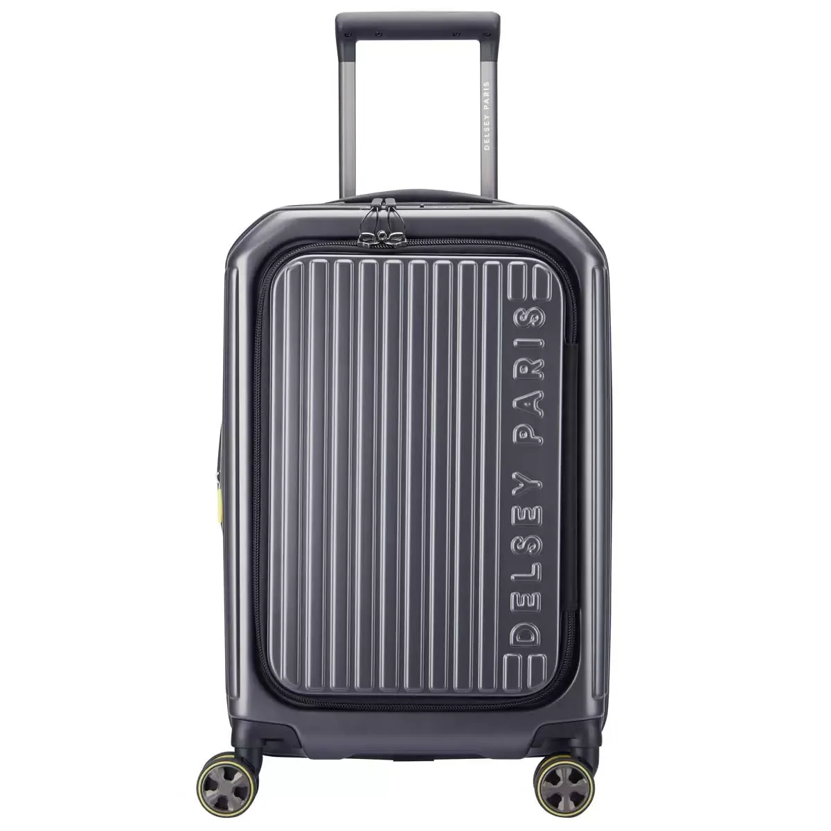 Delsey Hybrid Hardside Carry On With Front Lid Opening Anthracite (U)