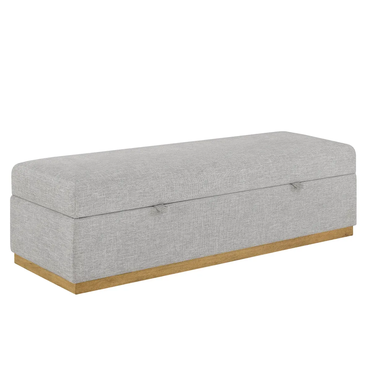 Henredon Fabric Storage Ottoman Colour : Grey