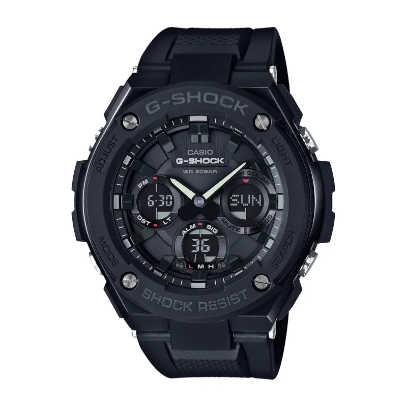 Casio G-SHOCK G-STEEL Black Dial Black Case Men’s Watch GST-S100 Series GSTS100G-1B