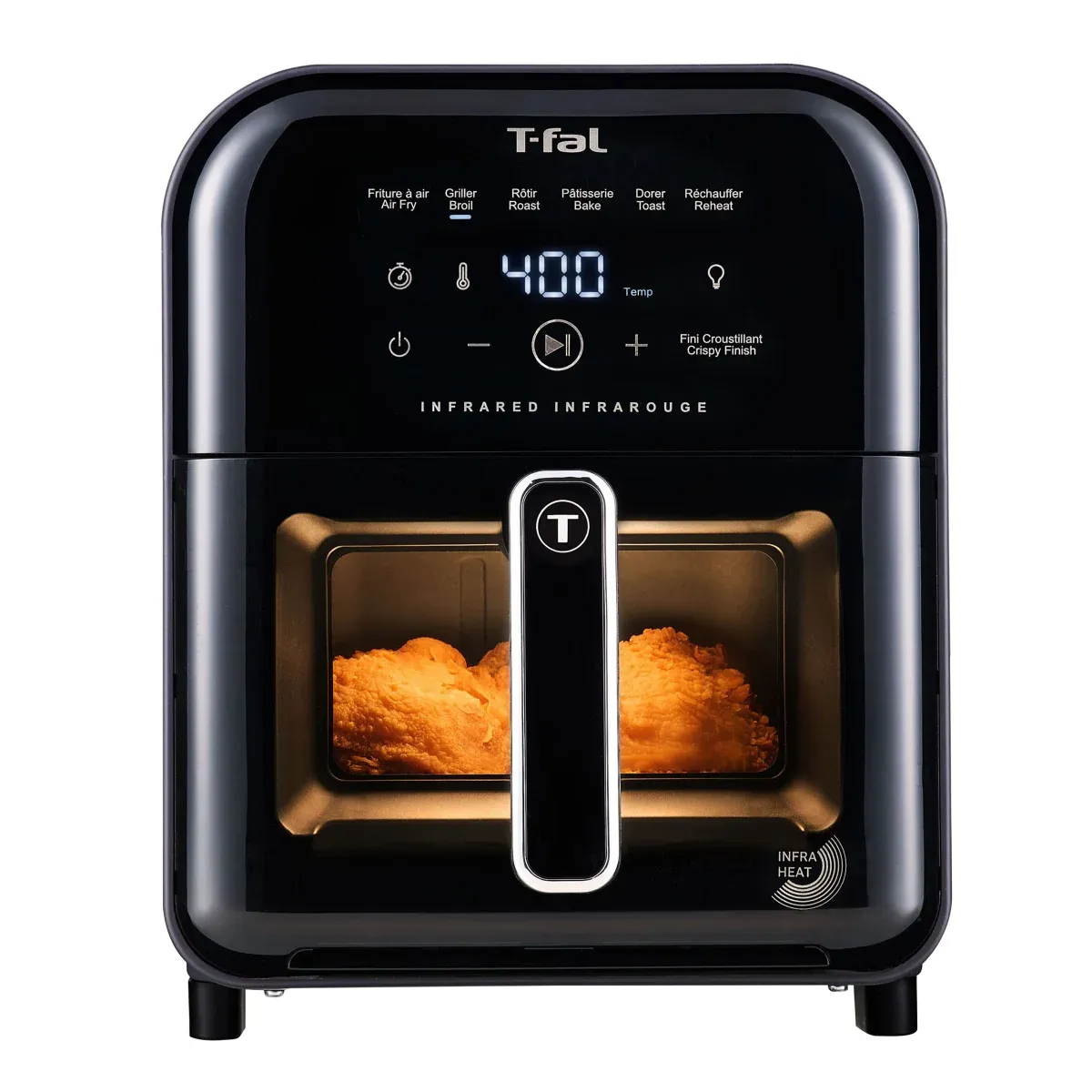 T-fal Infrared 6 L (6.3 qt.) 2.0 Air Fryer with Infra-Heat Technology