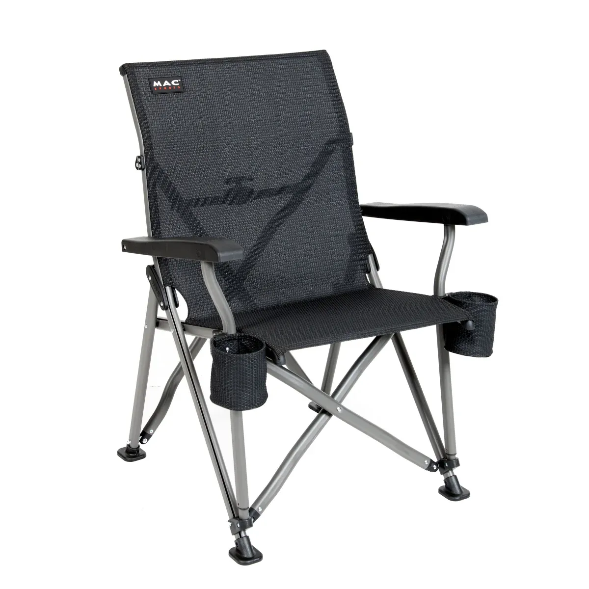 Mac Sports Heavy Duty Camp Chair Colour: Black