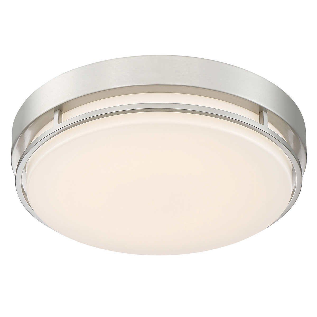Altair Lighting 14” Flushmount LED Light Fixture Colour Brushed Nickel