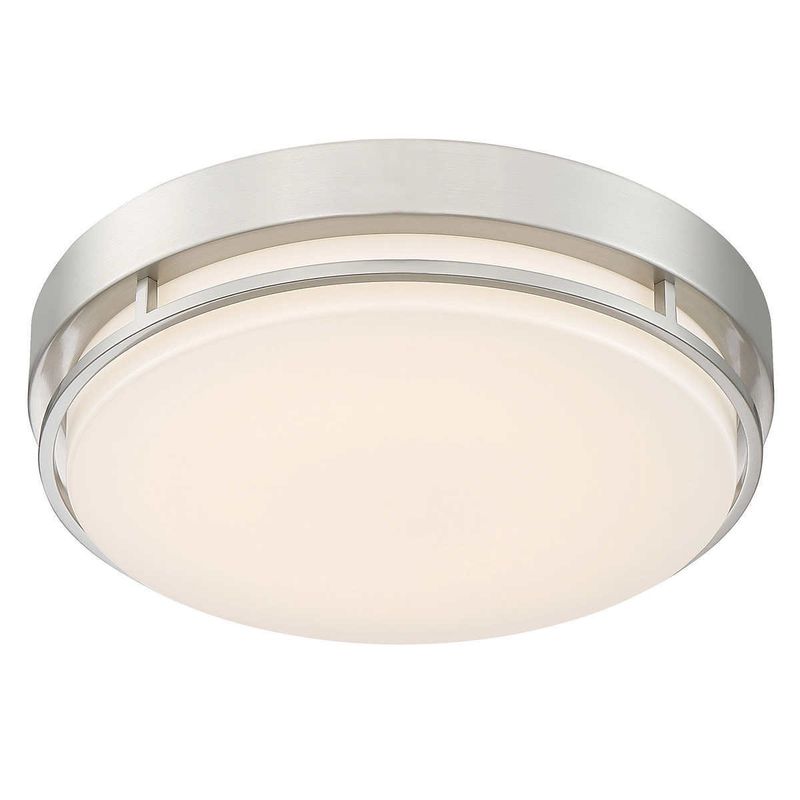 Altair Lighting 14” Flushmount LED Light Fixture Colour Brushed Nickel