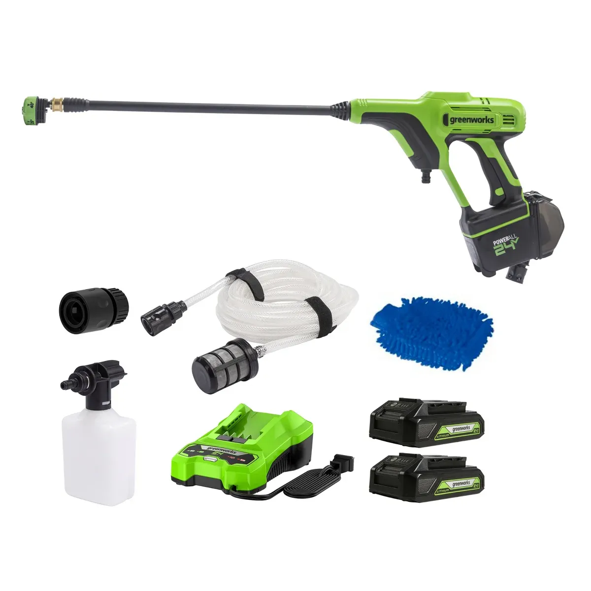 Greenworks 24V 600 PSI Cordless Power Cleaner Kit