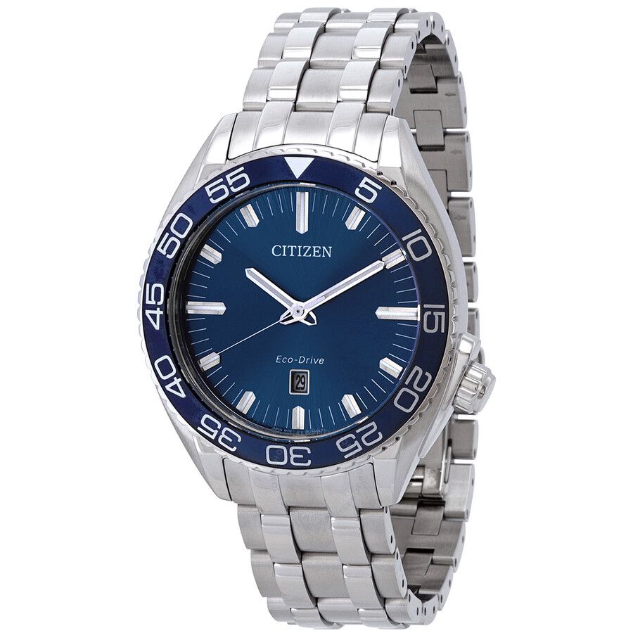 Carson Eco-Drive Blue Dial Men&#39;s Watch