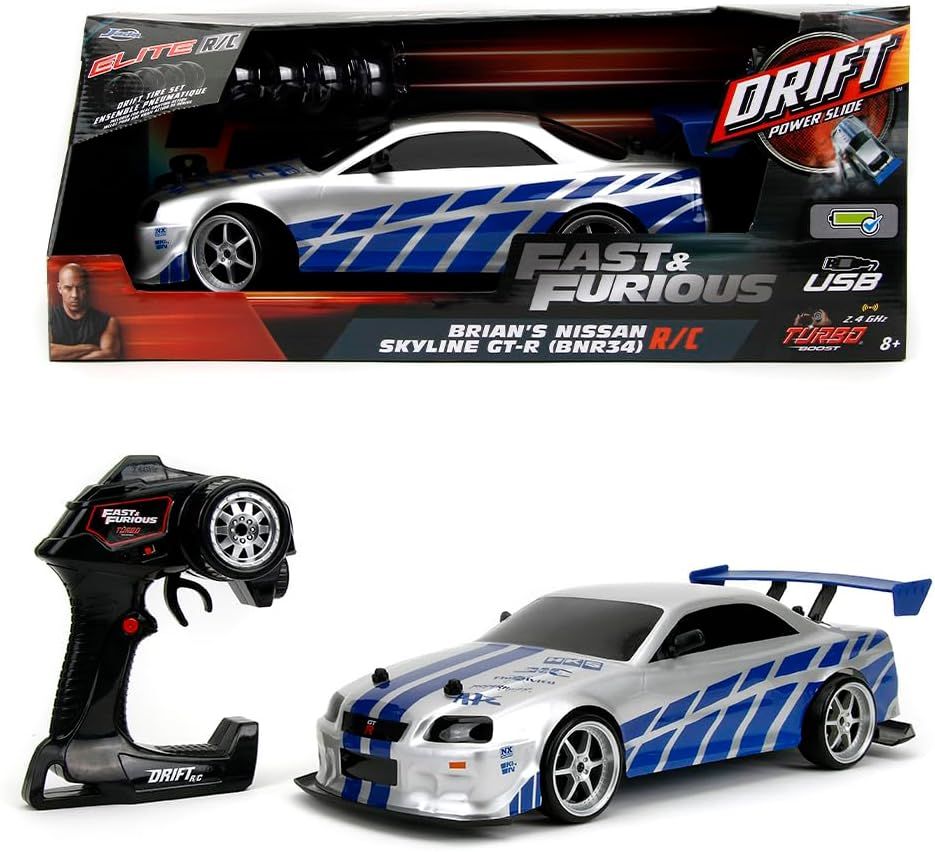 Fast &amp; Furious Drift RC - Brian&#39;s Nissan Skyline GT-R (R34)