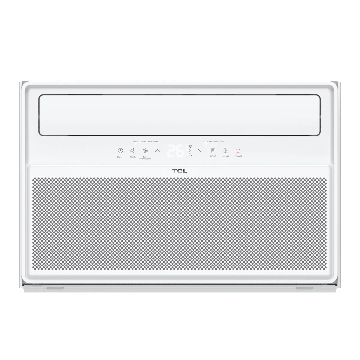 TCL Q-Series Smart Inverter Window Air Conditioner, 8,000 BTU, White
