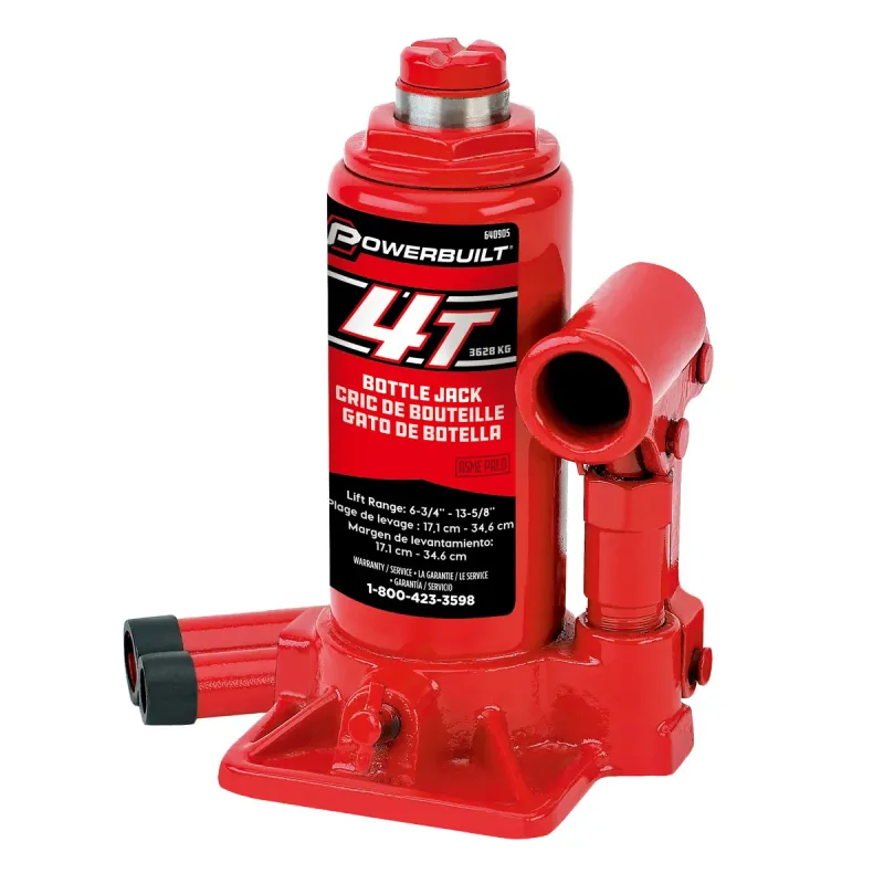 Powerbuilt Bottle Jack, 4 Ton Capacity