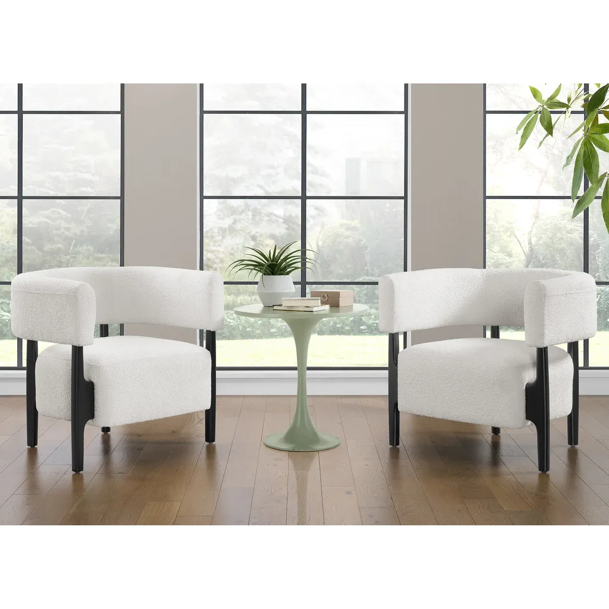 Avalon Rounded-back Accent Chair 2-pack