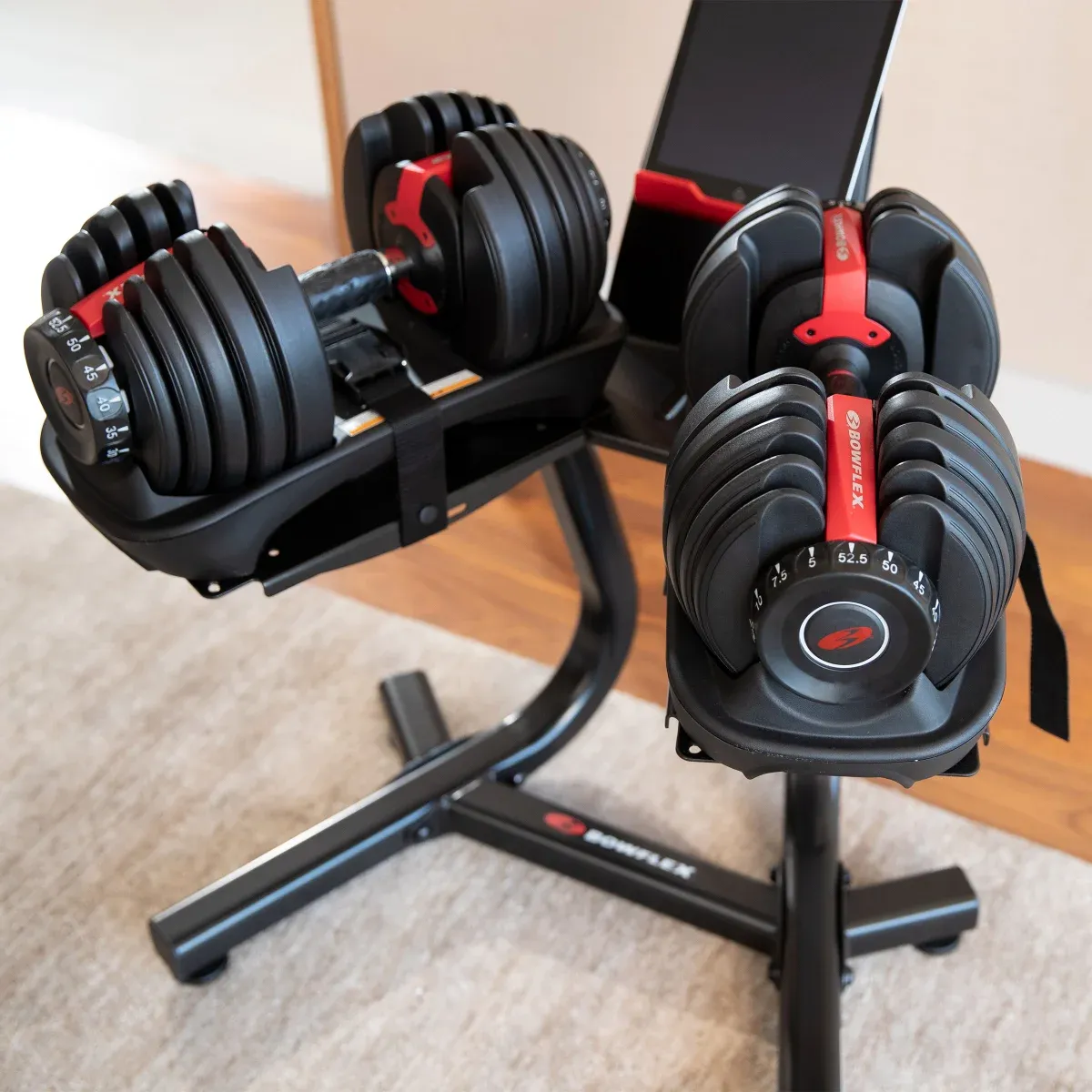 Bowflex SelectTech 552 Dumbbells With Stand (U)