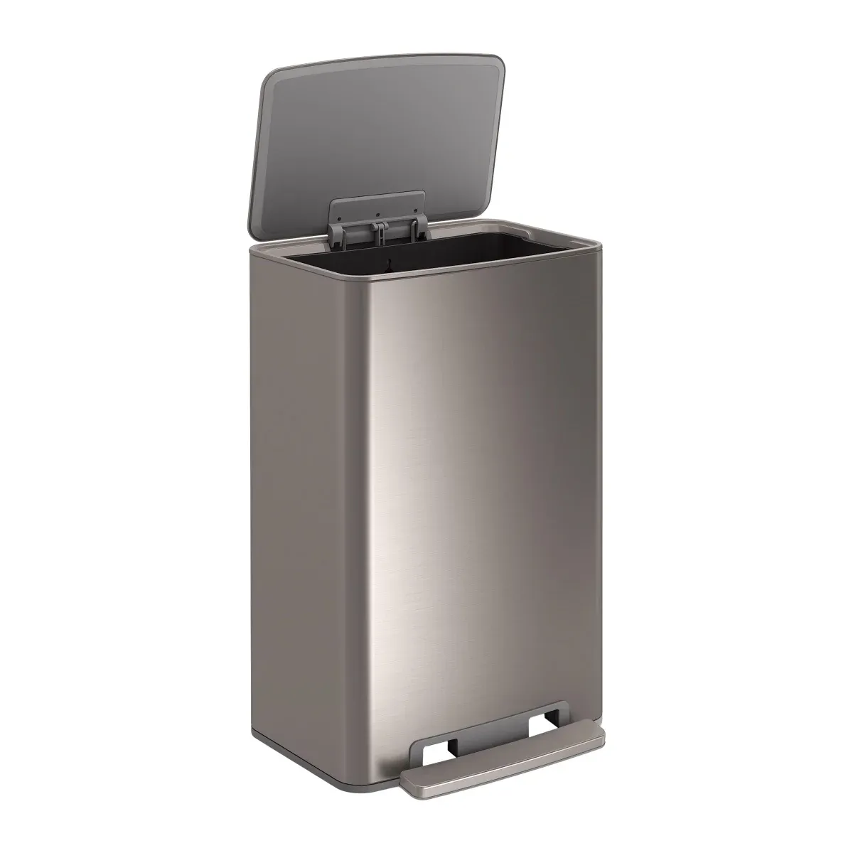 Kohler 47L Step Trash Can Color: Stainless Steel