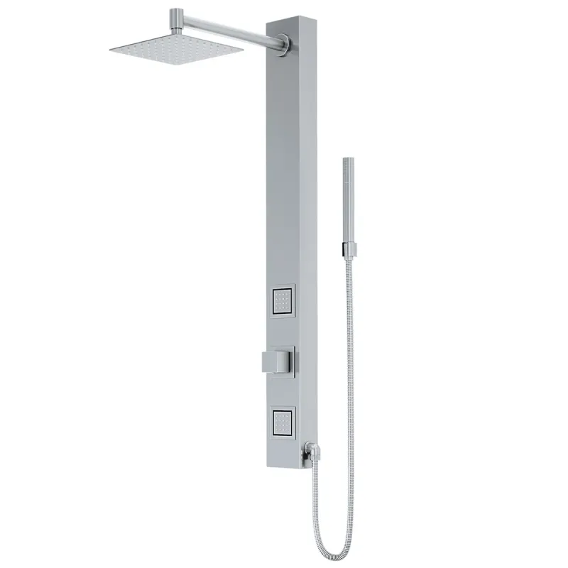 VIGO Orchid 39 in. Shower Panel Finish : Stainless Steel