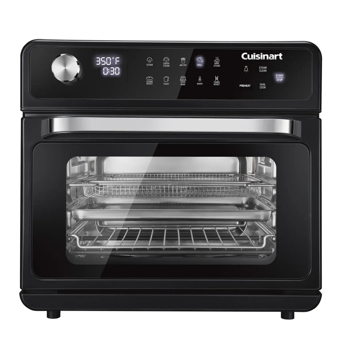 Cuisinart Gourmet Pro Steam Air Fryer Oven Colour Black