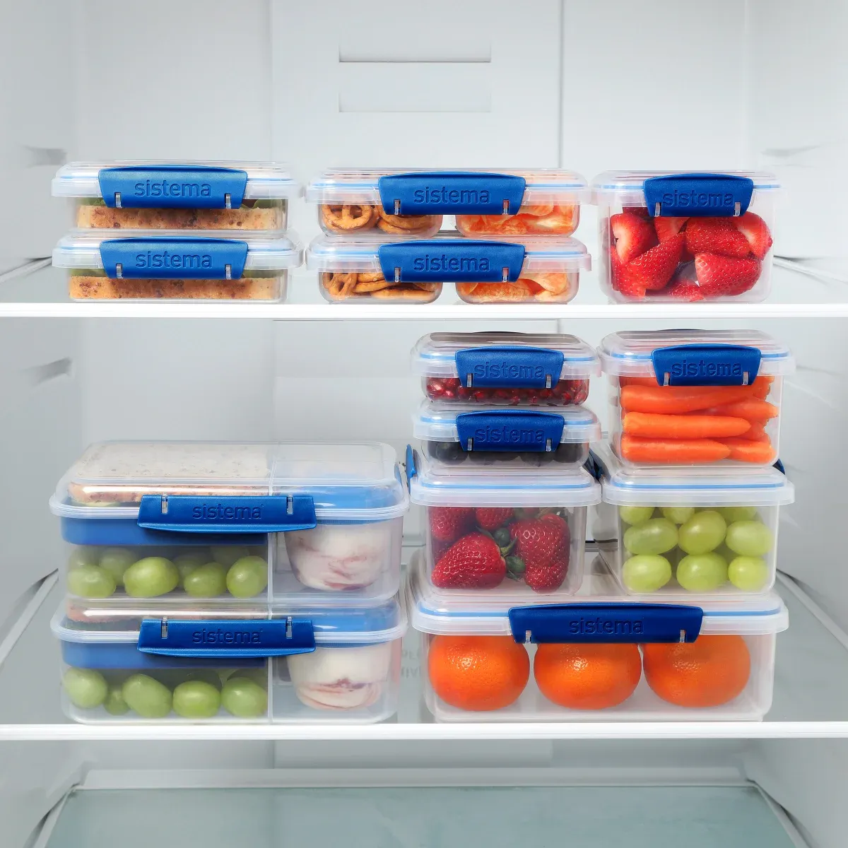 SISTEMA FOOD STORAGE SET 32 PIECES