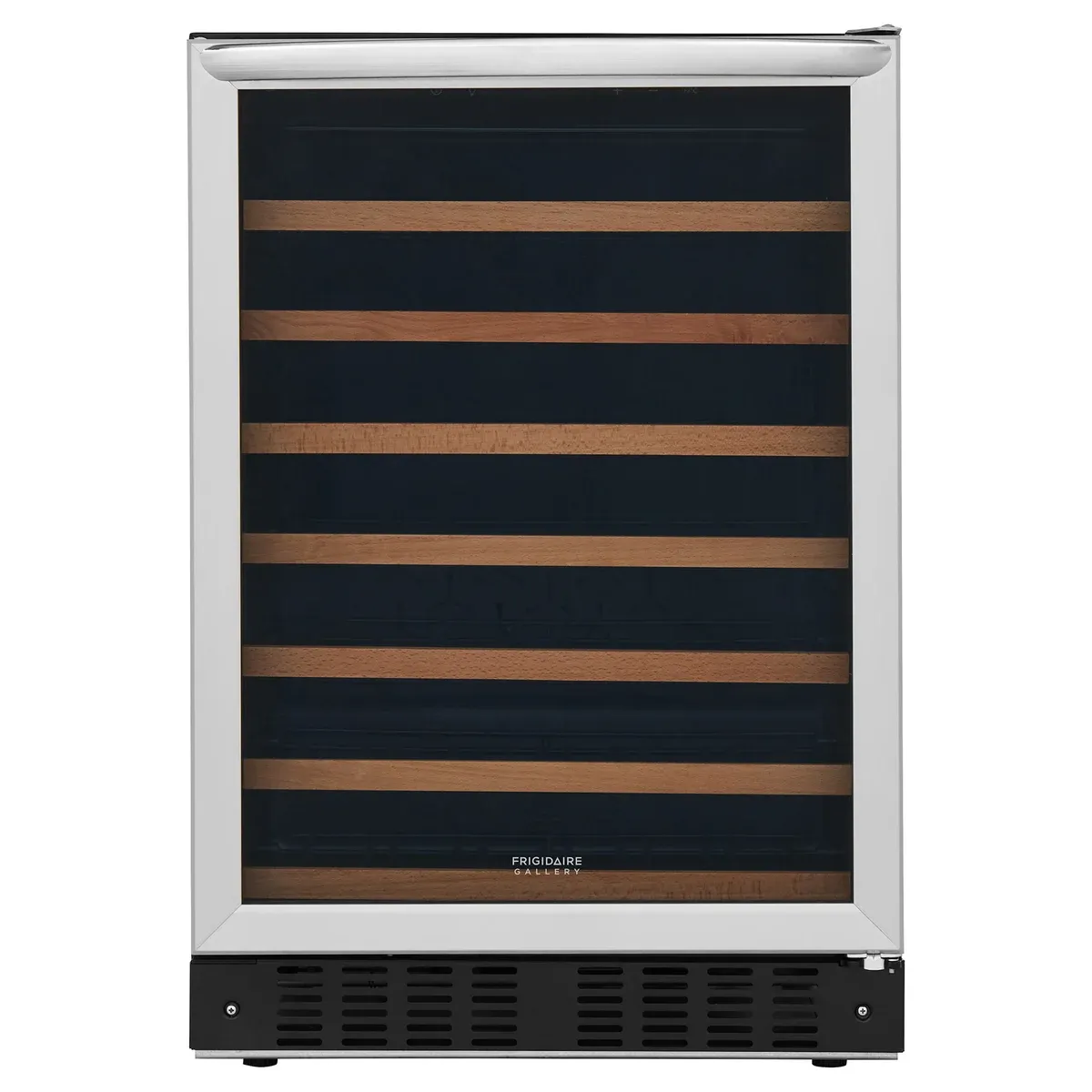 Frigidaire Gallery 23.5 in. 5.3 cu ft. 52-bottle Stainless Steel Built-in Wine Cooler with LED Digital Control