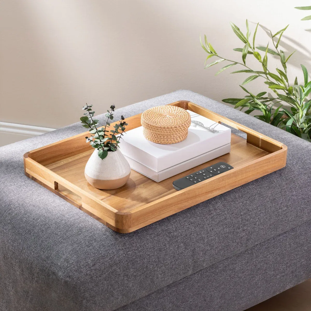iDESIGN Acacia Wood Serving Tray