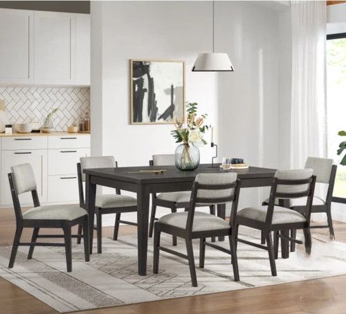 Monaco 7-piece Espresso Dining Set