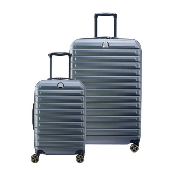 Delsey Helium Edge 2-piece Hardside Luggage Set Colour  Sliver