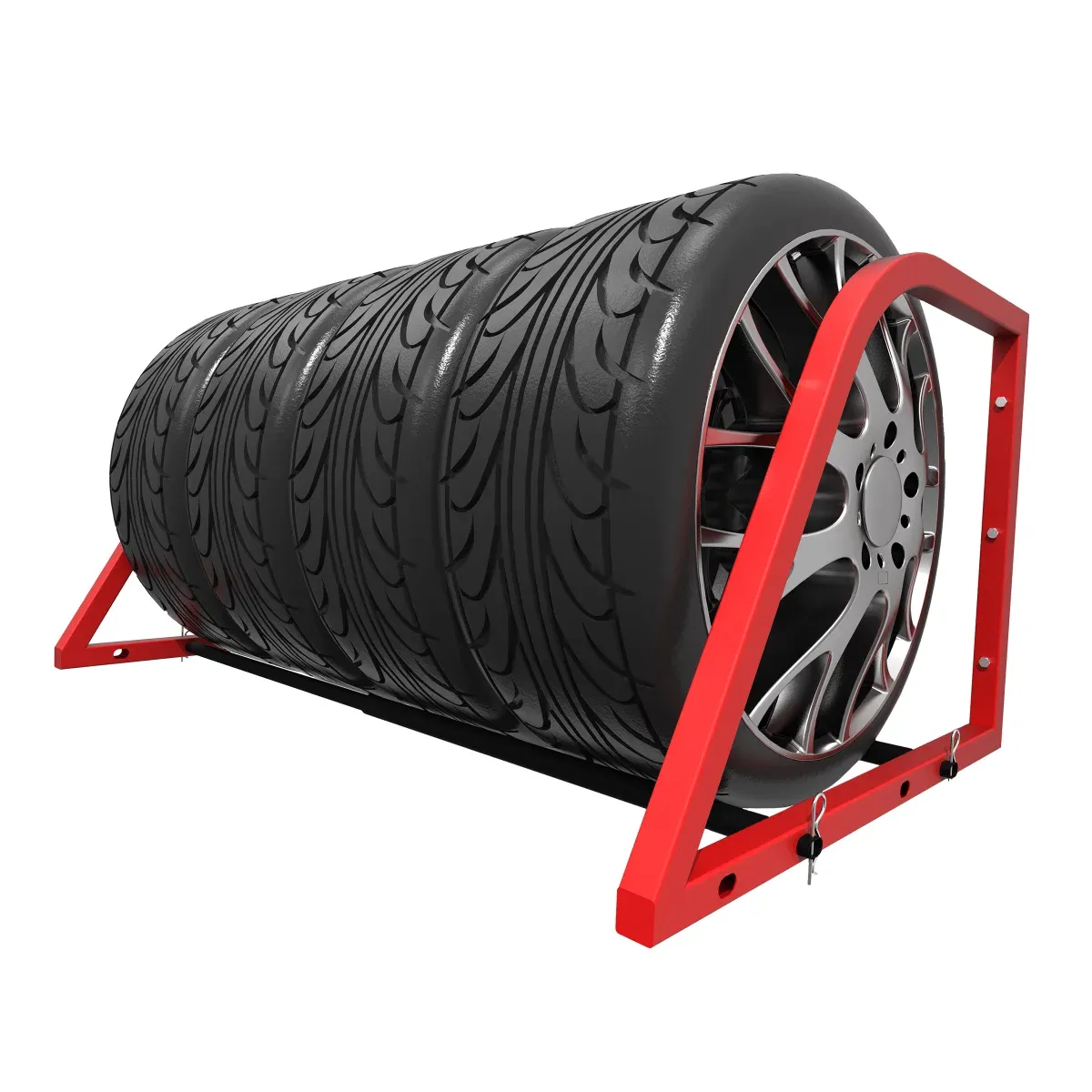 Heavy-Duty Wall Mounted Tire Rack
