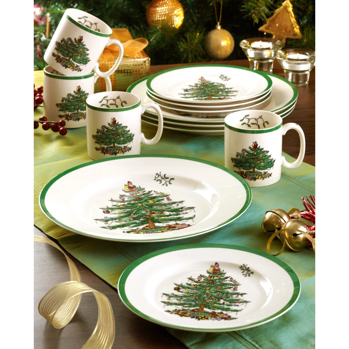 Spode Christmas Tree Collection, Dinnerware Set, 12-piece