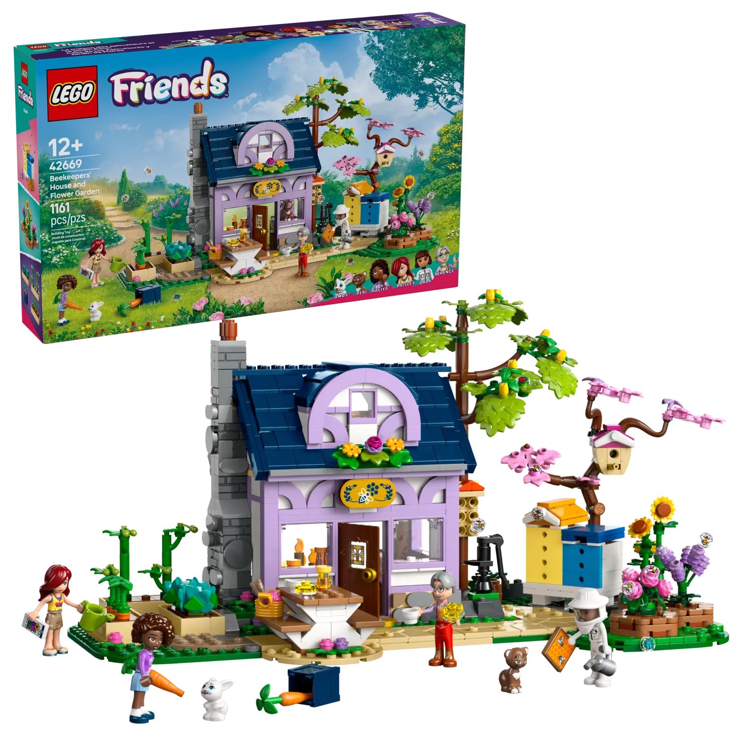 LEGO® Friends Beekeeper&#39;s House and Flower Garden Building Set 42669