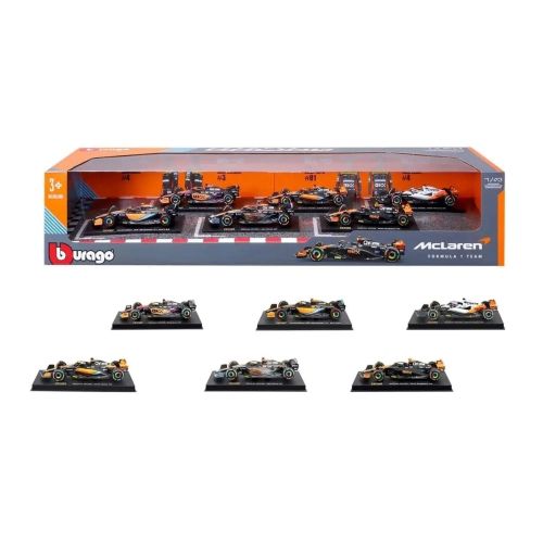 Bburago McLaren Racing Formula 1 - 6 Cars Exclusive