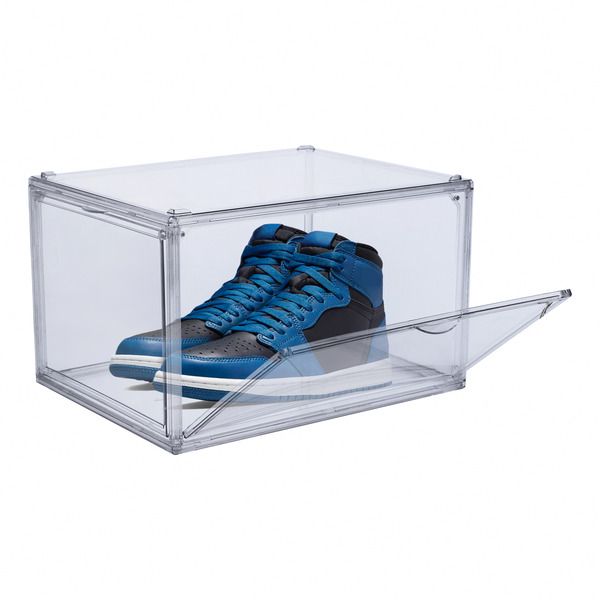 AG BOX - 4-Pack Premium Stackable Shoe Boxes