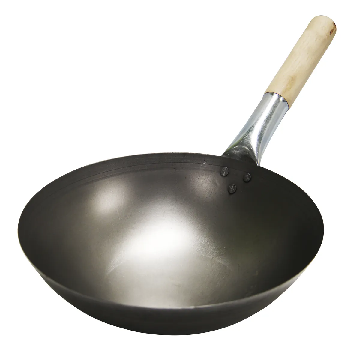 Sagetra Wok with Wood Handle 30.48 cm (12 in)