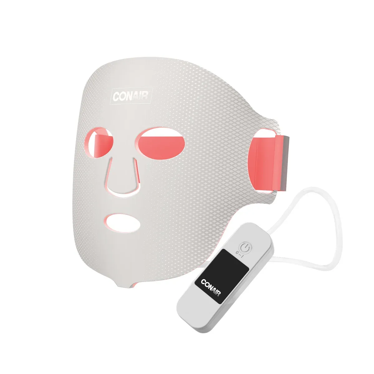 Conair True Glow LED Light Therapy Face Mask with Velour Storage Pouch