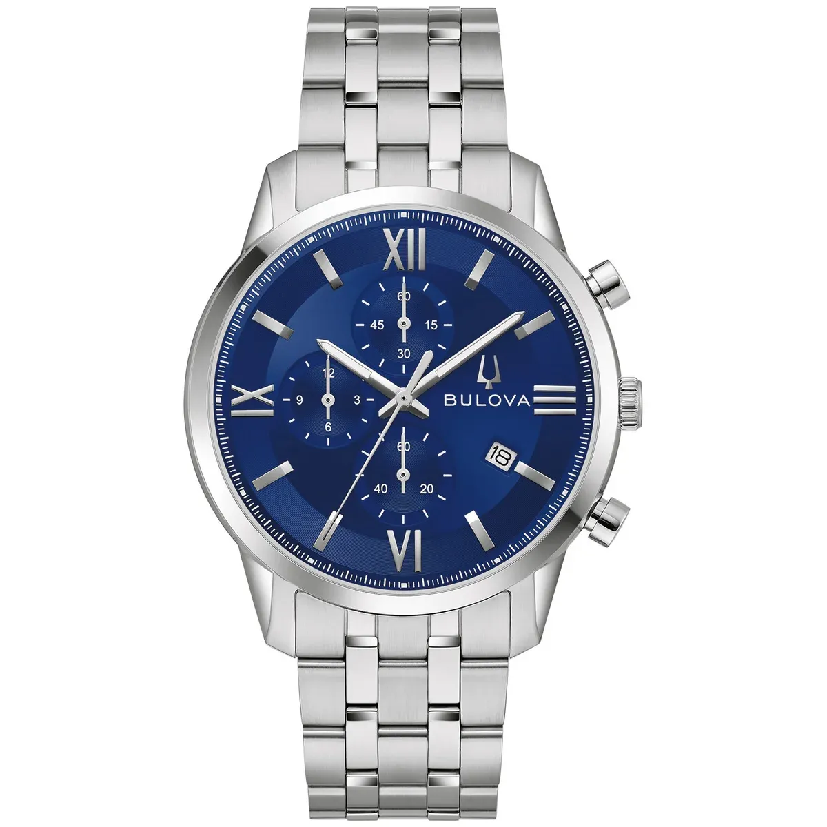Bulova Sutton Blue Dial Men's Watch  Model  96B476