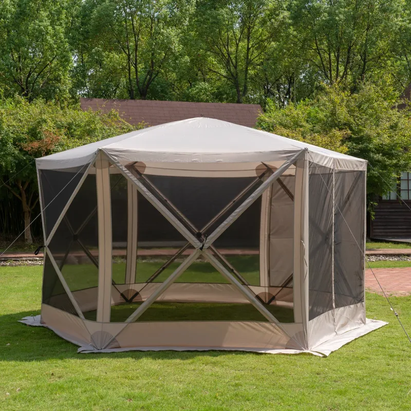Timber Ridge Screen House Timber Ridge Pop Up Screen House (11.5 ft. x 10 ft. x 7.4 ft.)