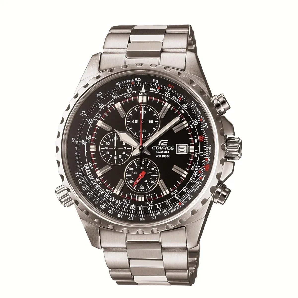Casio Edifice Black Dial Men's Watch