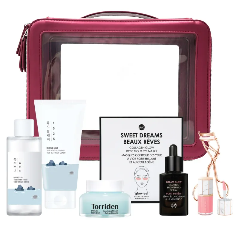 by Sophie K-Beauty Wonderland with Red Makeup Bag
