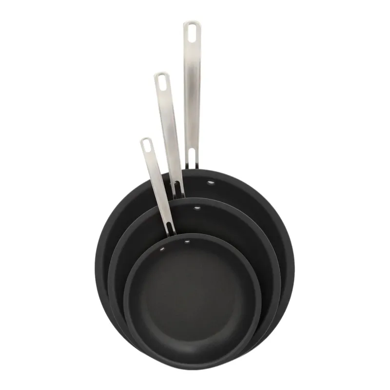 Kirkland Signature Hard Anodized Skillets, 3-piece