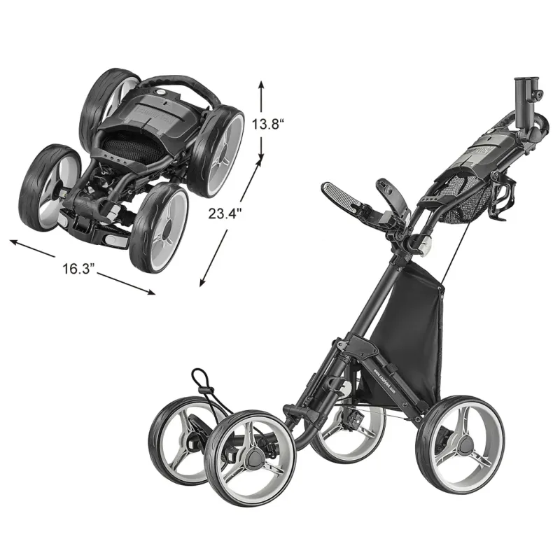 CaddyTek SuperLite Explorer V8 Golf Push Cart