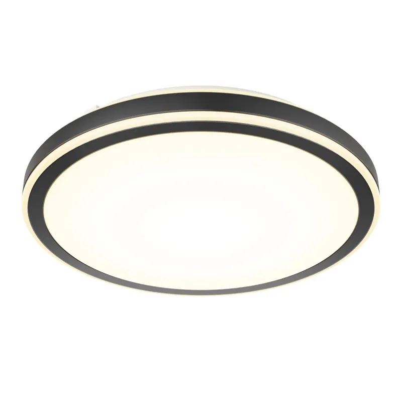 ARTIKA ALTITUDE FLUSHMOUNT 15IN . DIAMETER  Black