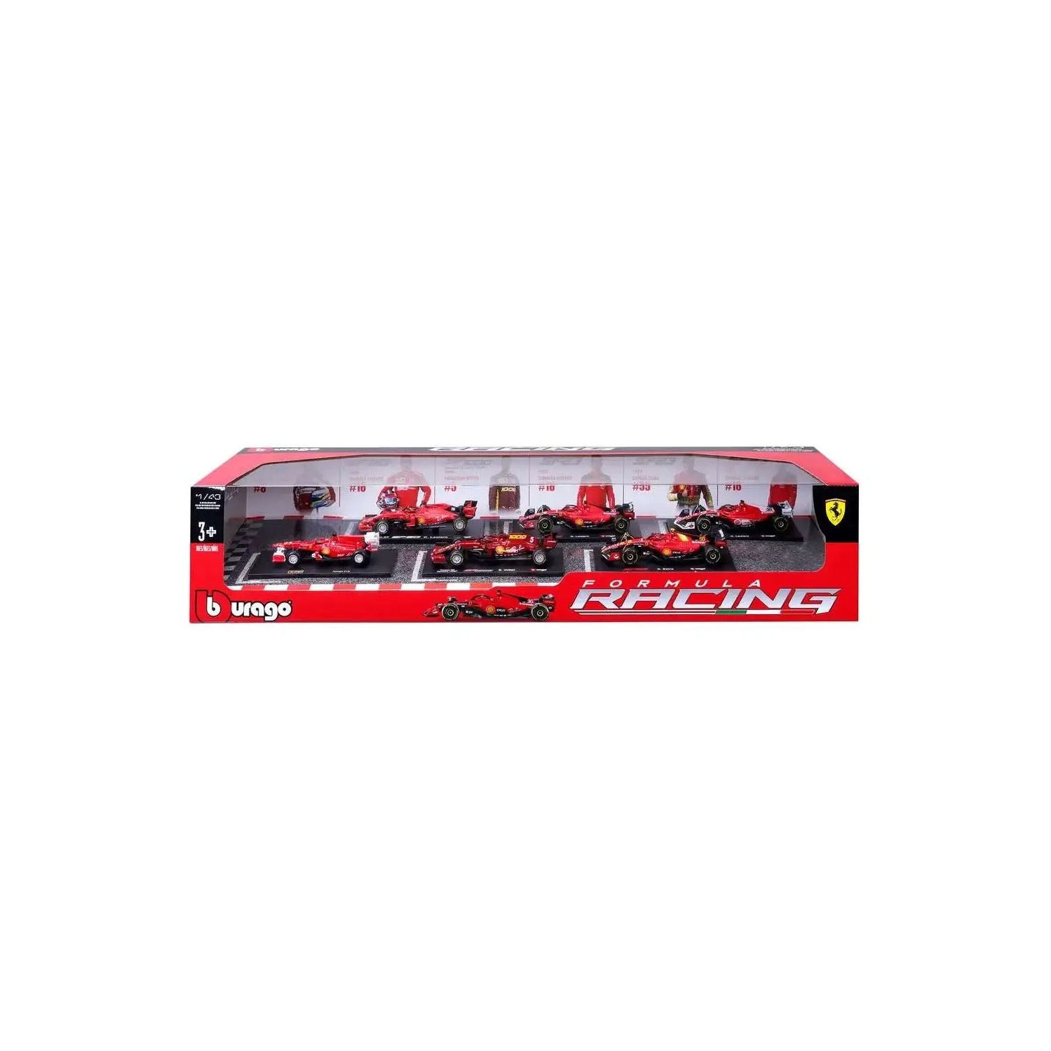 Bburago Ferrari Racing Formula 1 F1 1:43 Scale Die-Cast 6 Cars Set Exclusive