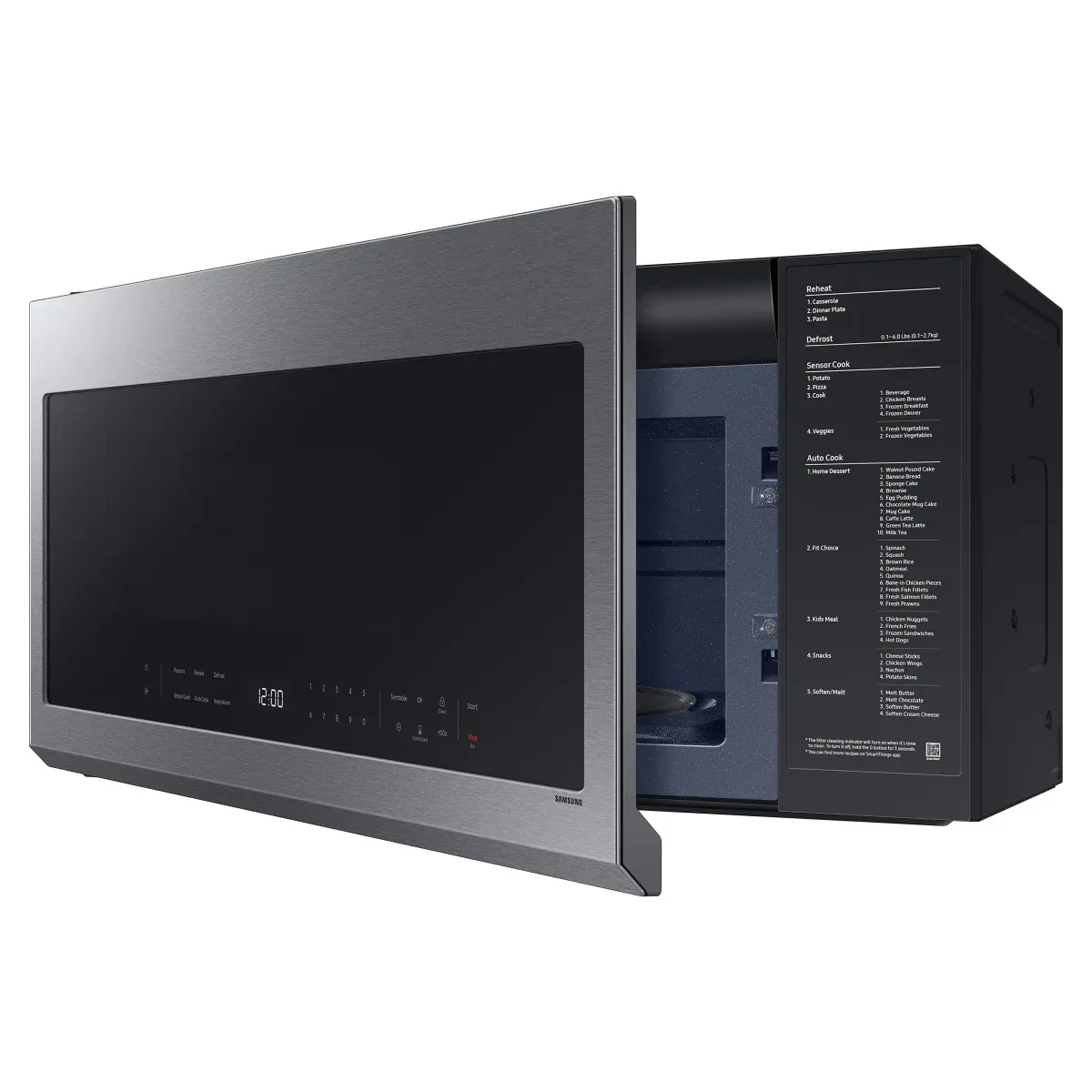 Samsung BESPOKE 2.1 cu. ft. Stainless Steel Over-the-range Microwave - 400 CFM