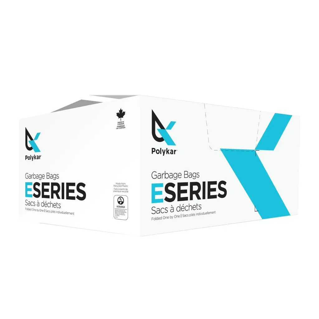 Polykar ESeries Extra Strong Garbage Bags 88.9 cm × 127 cm (35 in. × 50 in.), 100-pack