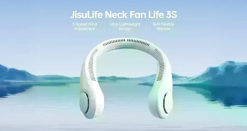 JISULIFE Neck Fan 1 pc