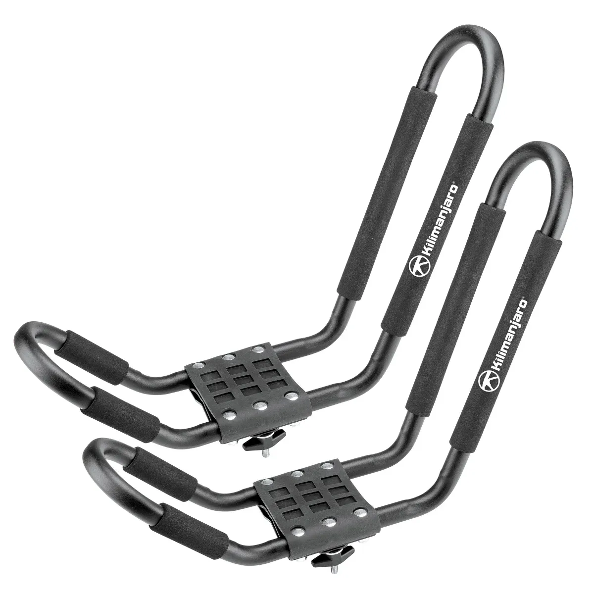 Kilimanjaro Kayak and Canoe Roof Rack, J-Bar Style Carrier Colour Black