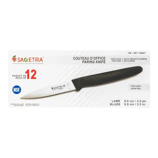 Sanelli Pairing Knife 9 cm (3.5 in) Pack of 12