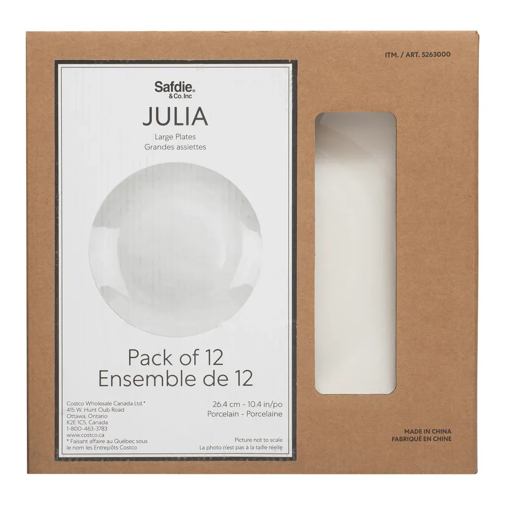 Safdie Julia Large Dinner Plates 12 Pack
