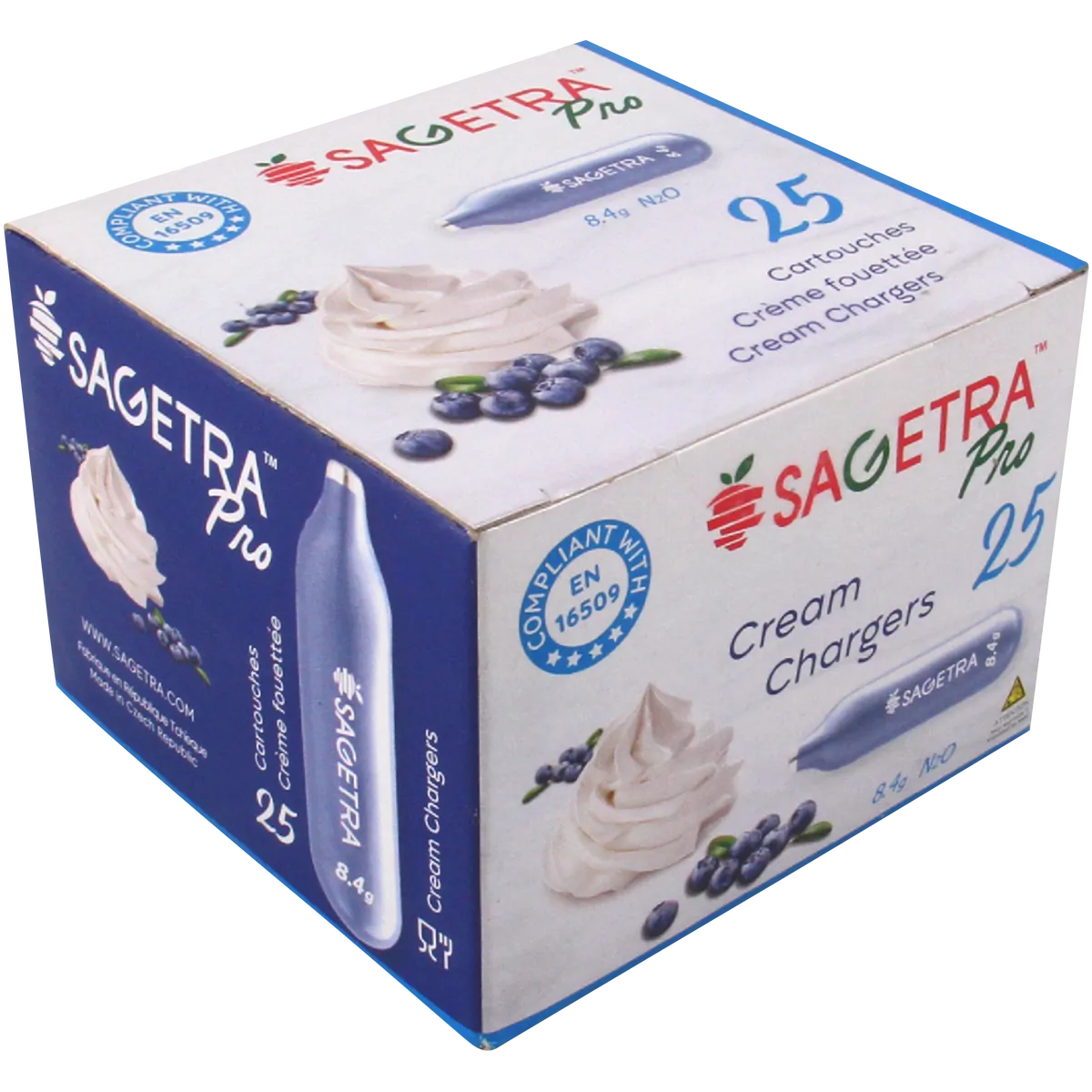 Sagetra N2O Chargers Pack of 25