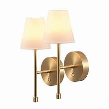 Globe Electric Wireless Rechargeable LED Integrated Wall Sconce 2-pack color Gold