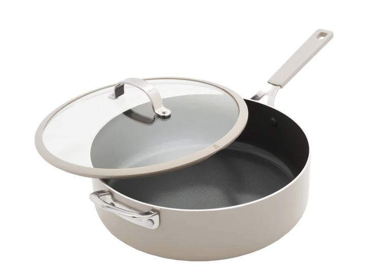 GREENPAN SAUTÉ PAN 6 L (6.5 qt .)  Taupe