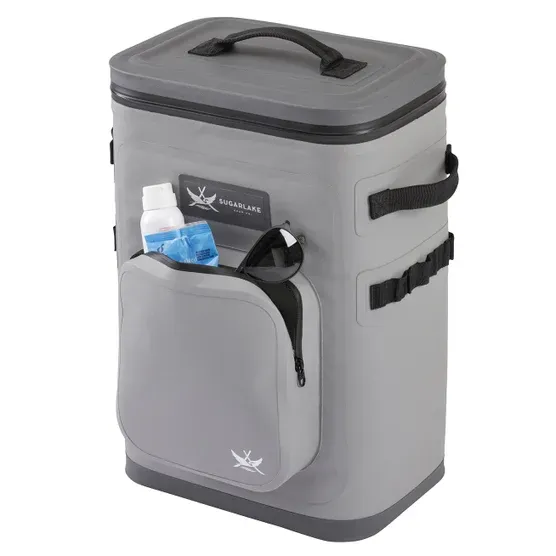 SugarLake Gear Backpack Cooler, 24 cans  Colour Grey