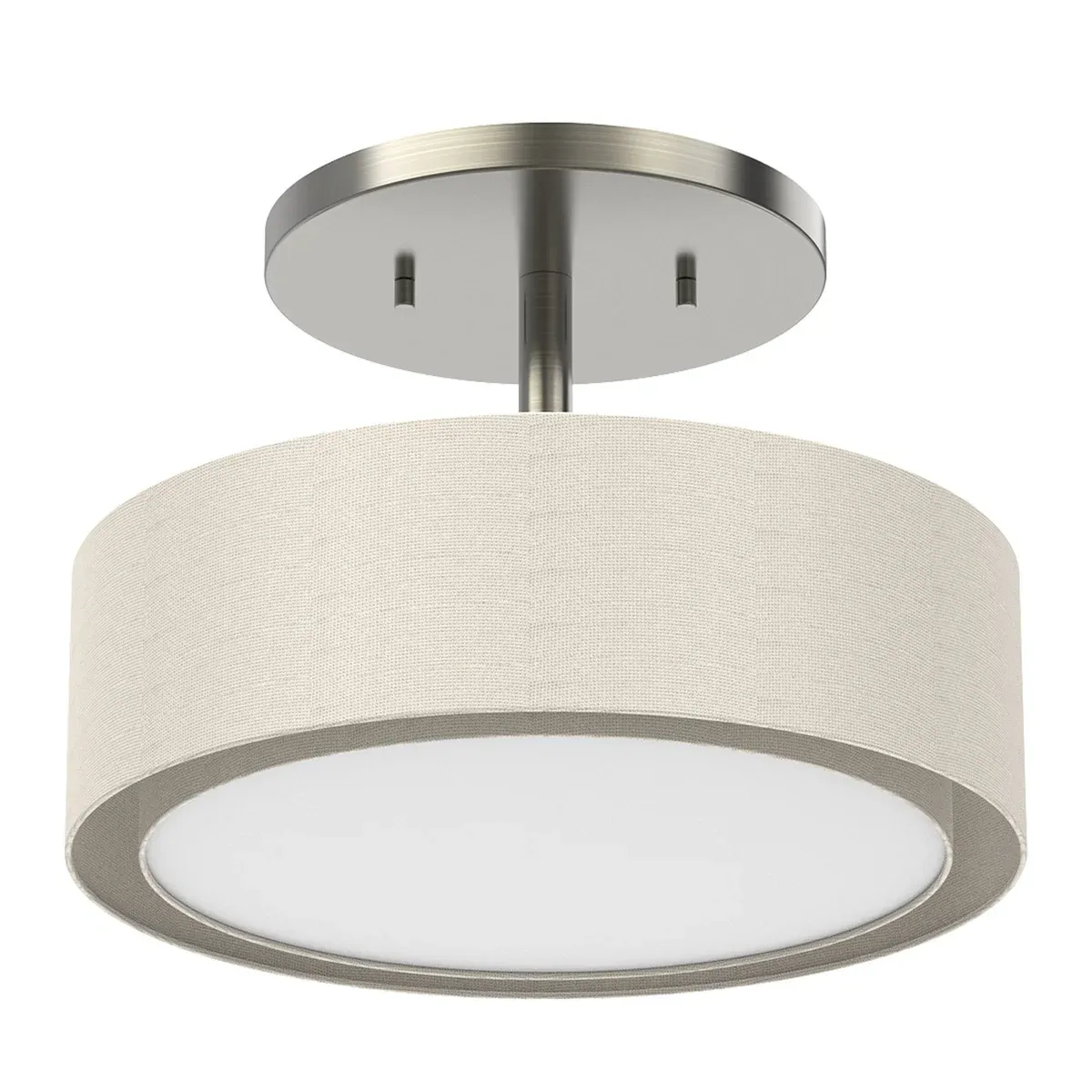 KODA Duo-Mount Fabric Drum Ceiling Light